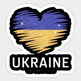 Ukraine Ukrainian Flag Pride Sticker